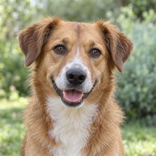 Perrito de pelaje café y blanco